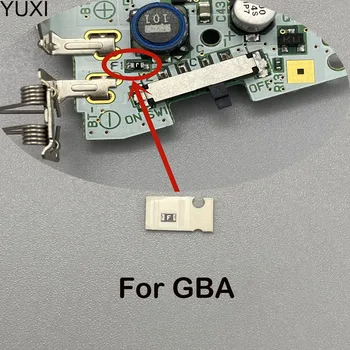 YUXI 1PCS F1 Varovalka Za GBA Varovalko Popravilo matične plošče Komponente, Varovalke Za Gameboy ADVANCE GBA