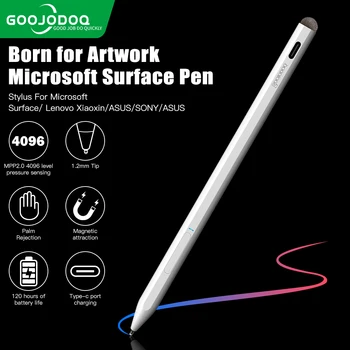 Pisalo Za Microsoft Surface Pero za Površine/ Lenovo Xiaoxin/ASUS/SONY/ASUS z Dlani-Zavrnitev Smart Gumb z cap fiber