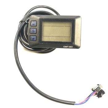 Električna Kolesa Dodatki OMT-M3 36V48V LCD-Zaslon z Dodatki za E-Kolo LCD Nadzorno Ploščo Pribor