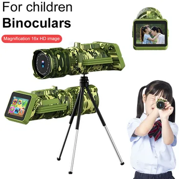 1080P Oko Teleskop Otroci Digitalni Fotoaparat 16X Zoomom Otrok Video Igre Ročni Teleskop na Prostem, Kampiranje, Lov Področje uporabe