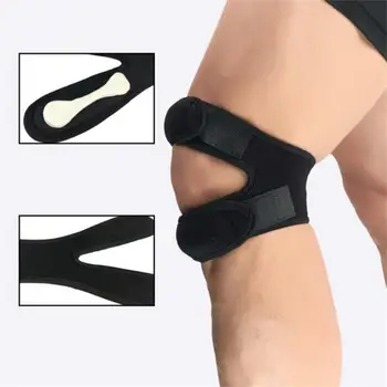 1 kos nevtralno nastavljiva športna kolena zaščitnik outdoor fitnes fitnes pohodništvo tek kolena pogačica nogo trak