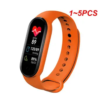 1~5PCS Novi M6 Pametna Zapestnica Watch Fitnes Tracker Srčni utrip, Krvni Tlak Zaslon Barvni Zaslon Smart Zapestnica Smart