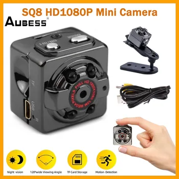 SQ8 Mala Kamera 1080P Usb Charge Prenosne Kamere Športih na Prostem Ir Nočno Vizijo Mini Kamero Posadke Diktafon Kamere