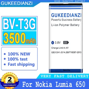 3500mAh Mobilni Telefon Baterija BV-T3G Za Nokia, Microsoft Lumia 650 RM-1154 BVT3G BV T3G Lumia650 Smartphon Baterije