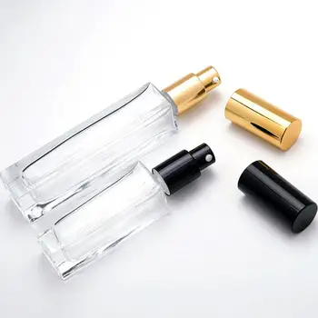 10 ml 20ml Jasno Prenosni Stekla Parfum Spray Steklenice Prazne Kozmetični Posode z Razpršilo Zlato, Srebro Skp LX2873