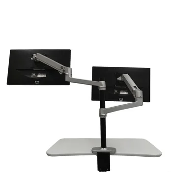nastavljiva višina aluminij srebrna laptop stand in prenosni mobilni ergonomska stojala za sedel za mizo