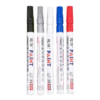5 Barv Avto Pnevmatike Barve Flomaster Touch Up Grafiti Pero, Se Prijavite V Pen Pisarniške Tiskovine Na Vodni Osnovi Premium Barve Polnila