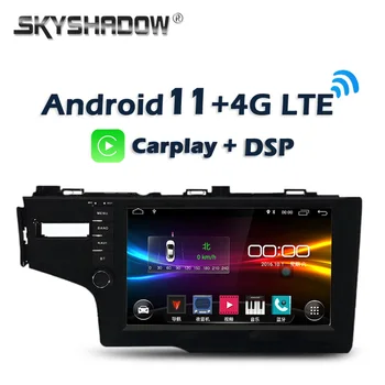 6GB + 128GB Carplay DSP Android 11.0 4G LTE IPS Avto DVD Predvajalnik, GPS Zemljevid WIFI Bluetooth 5.0 RDS samodejno Radio Za Honda Fit 2014 2015