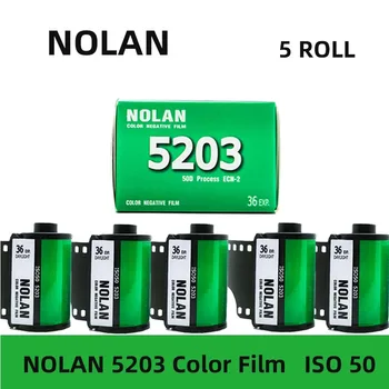 NOVO 1/2/3/5 Roll Nolan 5203 135 Barvni Filmski Trak Negativni Film ECN2 Obdelavo Iso 50 36EXP/Roll Za Kodak M35 M38 Filmsko Kamero