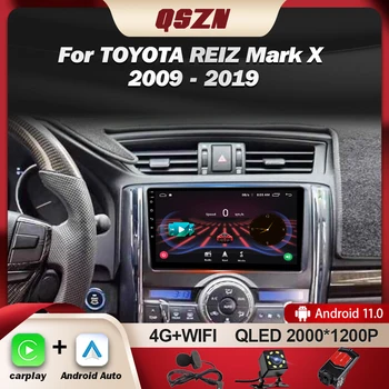 QSZN Android 13 Za TOYOTA REIZ Znamke X 2009-2019 Avto Radio Multimedijski Predvajalnik Videa Autoradio Carplay Navigacija GPS Ni 2din DVD