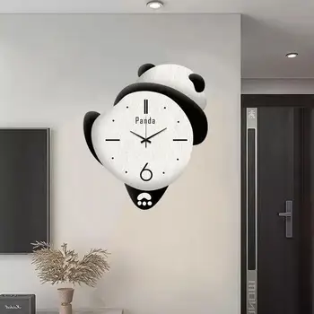 Lep Panda Gledal Doma Spalnica Risanka Ura otroška Soba Ura Sobe In Živi Mirno Perforirano Soba V7D6