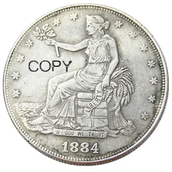 NAS 1884 Trgovine Dolar Silver Plated Kopija Kovanca