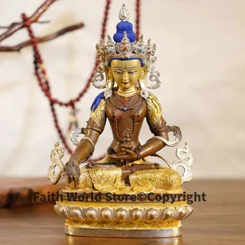 DOBRA kakovost Gilding kip Bude Azija Nepala, Tibeta tempelj blagoslovi varno, zdravo, srečno ksitigarbha Dizang pusa bronasto buda