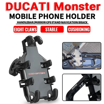 Za DUCATI Monster 796 Hypermotard Monster 696 695 2023 Pribor motorno kolo Krmilo Mobilni Telefon, Držalo GPS Nosilec, Stojalo