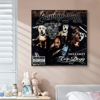 No Limit Vrh Dogg — Snoop Dogg Glasbeni Album Cover Platno Plakat Hip Hop Rapper Pop Glasbe, Slaven Stensko Slikarstvo, Umetnost Dekoracijo