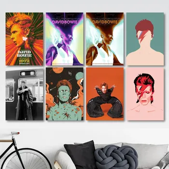 David Umetnosti Bowies Poster Tiskanje Stenske Nalepke Nalepke Slike Dnevna Soba Dekoracijo Doma