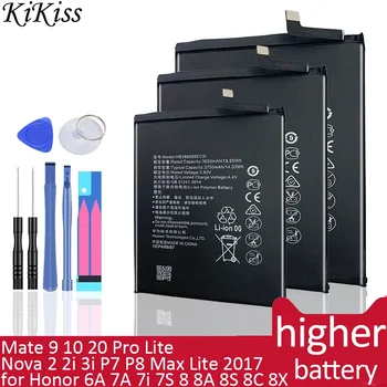 Baterija Za HuaWei Mate 9 10 20 Pro Lite za Čast 6 6A 6C 7 7A 7i 7S 8 8A 8 8C 8X Plus Pro Lite P7 P8 Max Lite 2017