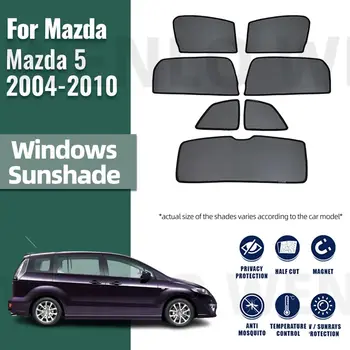 Za Mazda 5 CR 2004-2010 Mazda5 Avto sončnega Pribor Okno Vetrobransko steklo, Pokrov Dežnik Zavese Očesa Odtenek Slepi po Meri