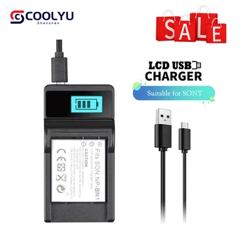 USB Kabel LCD Polnilnik za Baterijo NP-F550 Polnjenje Za Sony NP-F970 F960 F930 F770 F750 F730 F570 F550 F950 F990 BC-V500 BC-V615