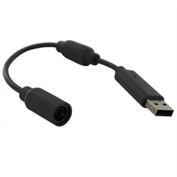 100 kozarcev USB Breakaway Kabel Za Xbox 360 Krmilnik za Igre Break off Kabel Kabel Adapter S Filter