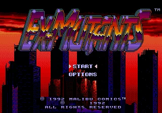 Ex Mutanti 16-bitno MD Igra Kartice Za Sega Mega Drive Za Sistem Genesis