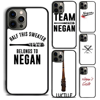 Walking Dead Negan telefon Primeru Kritje Za iPhone 15 14 6 7 8 Plus XR XS SE2020 Apple 11 12 13 mini Pro Max coque