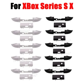 10 Kompletov Bela Črna RB LB Odbijača Gumb za XBox Serije S X Krmilnik Sproži Surround Vodnik Na Izklopi Popravila Del