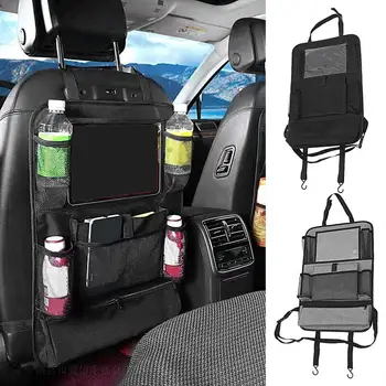 Avto Backseat Organizator Z Tablet Imetnik Samodejno Shranjevanje Žepi Kritje Avtomobilski Sedež Nazaj Ščitnike za Potovanja Avto Dodatki