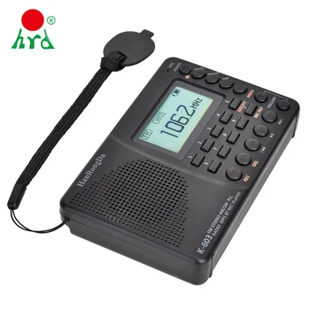 HanRongDa HRD-603 Prenosni Radio Žep AM/FM/SW/BT/TF Žep Radio USB MP3 Digitalni Diktafon Podpira TF Kartice Bluetooth Zvočnik