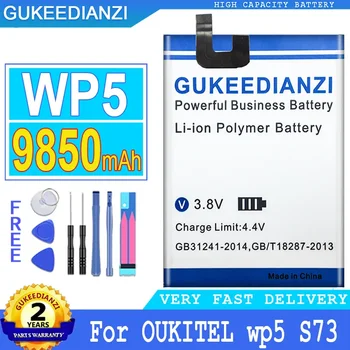 GUKEEDIANZI Baterija za OUKITEL WP5, IP68 Vodotesen Pametni telefon, MT6761, 5.5