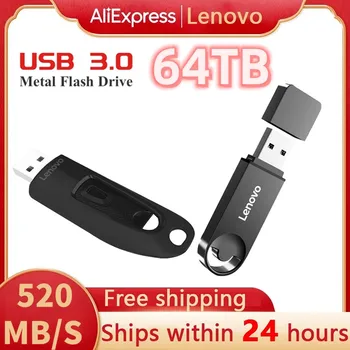 Lenovo 64TB pen drive Visoke Hitrosti flash drive16TB 4TB 2 tb usb Prenosni Nepremočljiva flash disk Za ps5 krmilnik imetnika