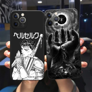 Japonski anime Luda Poguma Zodd Primeru Telefon Za iPhone 11 12 13 14 Pro Max X XR XSMAX X 8 7 14 Plus Črno Mehko Odbijač Zadnji Pokrovček