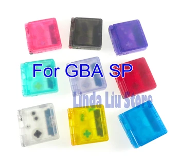 1set Limited Edition Zamenjava Za GameBoy Advance SP Klasičnih Jasno Stanovanj Lupini za GBA SP Pregledna Stanovanje Primeru Zajema