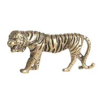 Baker Tiger Zbirateljske Figurice Novost Retro Poslovno Darilo Tiger Skulpture Mini za na Polico Vhod Desk Doma Jedilnica