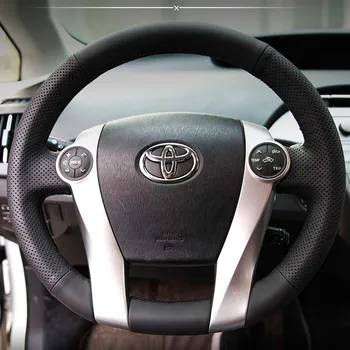 Avto Volan Kritje Za Toyota Prius 30(XW30) 2009-2015 Prius C(ZDA)2012-2017 DIY Prilagodite Pravega Usnja, Notranjost Avtomobila