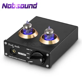 Vrnitev-Nobsound HIFI RIAA Phono pre-amp za Gramofoni / Zapis Igralci Mini Stereo Audio (Stereo zvok Cev Pre-Ojačevalnik za Zvočnike