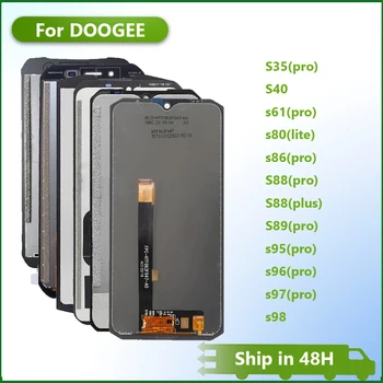 Celoten Zaslon Za Doogee S35 S40 S61 S80 S86 S88 S95 S96 S97 S89 S98 S95 Pro Plus, Lite LCD-Zaslon, Zaslon na Dotik, Računalnike Skupščine