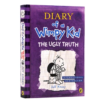 Diary of a Wimpy Kid 5 Grda Resnica, otroških knjig, starih 8 9 10 11 12 angleške knjige, Humor, Strip, Zgodbe 9780141340821