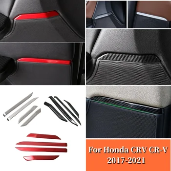 Za Honda CRV CR-V 2017-2021 ABS Ogljikovih Rdeča Srebrna Notranja Vrata Avtomobila Zvočnik Stereo Audio (Stereo zvok Obroč Pokrov Okraskov Styling Aaccessories
