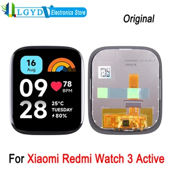 1.83 Palčni LCD-Zaslon Za Xiaomi Redmi Watch 3 Aktivno Smartwatch Zaslon in Računalnike Celoten Sklop Zamenjava Del