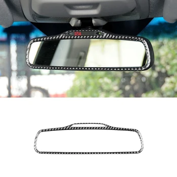 Avto Notranje Rearview Mirror Okvir Pokrov Okrasni Ogljikovih Vlaken Za Volvo XC90 2003-2014 Dodatki