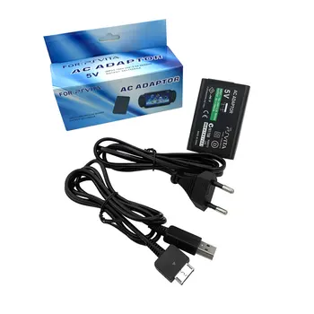 USB Podatkovni Kabel za Polnjenje Doma Polnilnik za Napajanje AC Adapter Za Sony PlayStation Psvita PS Vita PSV 1000