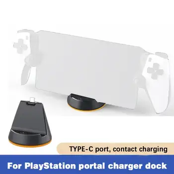 Polnjenje Dock Za Sony PS5 Portal Ročni TIP C Port Polnjenje Stojalo Za Playstation Portal Igra Dodatki
