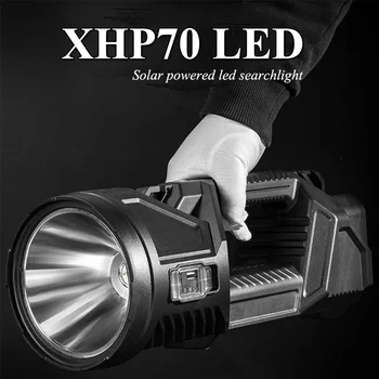 XHP70 LED delovna Lučka USB Polnilne Iskalnim Pozornosti Ročno Svetilko Nepremočljiva Kamp Svetlobe Luč