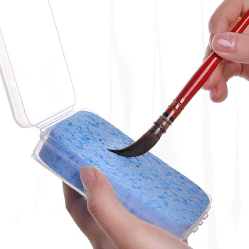 Akvarel slika goba boxed posebne vlažilne vode kreda goba močno absorpcije vode orodje za čiščenje ustvarjalce