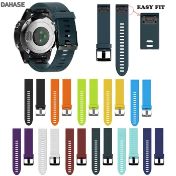 Visoka Kakovost 20mm Watchband Trak za Garmin Fenix 5S Hitro Sprostitev Silikonski Trak Enostavno Fit Pašček za Zapestje