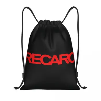 Po meri Recaros Logotip Vrvico za zapiranje Torbe za Nakupovanje Joga Nahrbtniki Moški Ženske Športne Telovadnice Sackpack