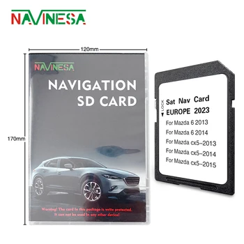 Tarjeta De Navegacion Compatibity S Mazda CX5 2013 2014 2015 Evropi 2023 Najnovejši Zemljevid Navi Cid SD Navigacija GPS Kartica