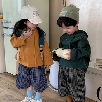 Otroški Sweatshirts Plašč, Otroci Dolg Rokav Hoodies Fantje Pollover Outwear Moda Otroška Oblačila korejski Malo Dekleta Cottton Vrhovi