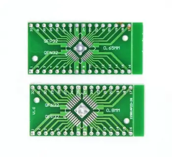 5pcs TQFP/LQFP/EQFP/QFP32 0,8 mm do DIP32 Adapter PCB Board Pretvornik SMD NOVA